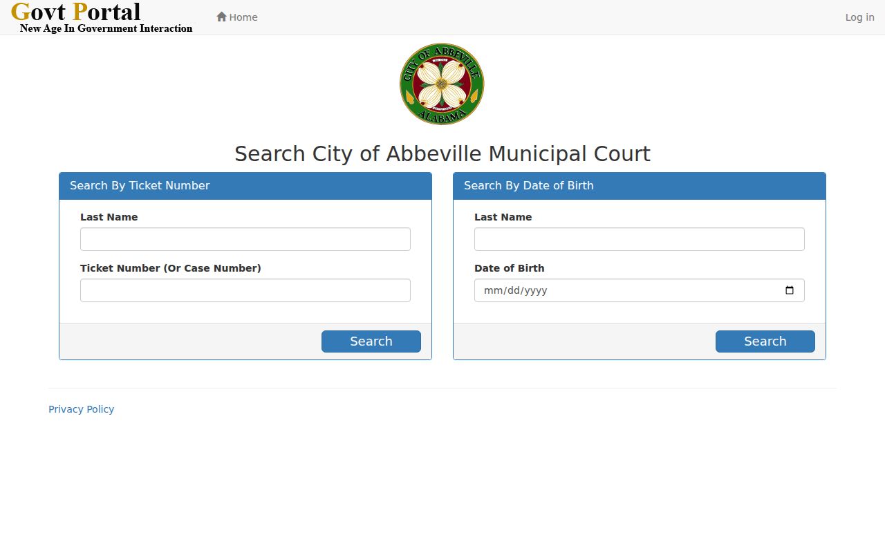 Henry County Abbeville municipal ticket search for warrant routing